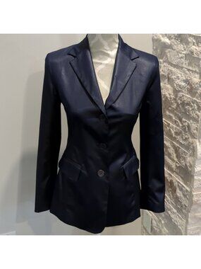 Nix Navy Blazer with sheen